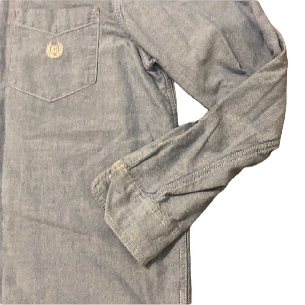Chaps Blue Button Down Shirt - image 6